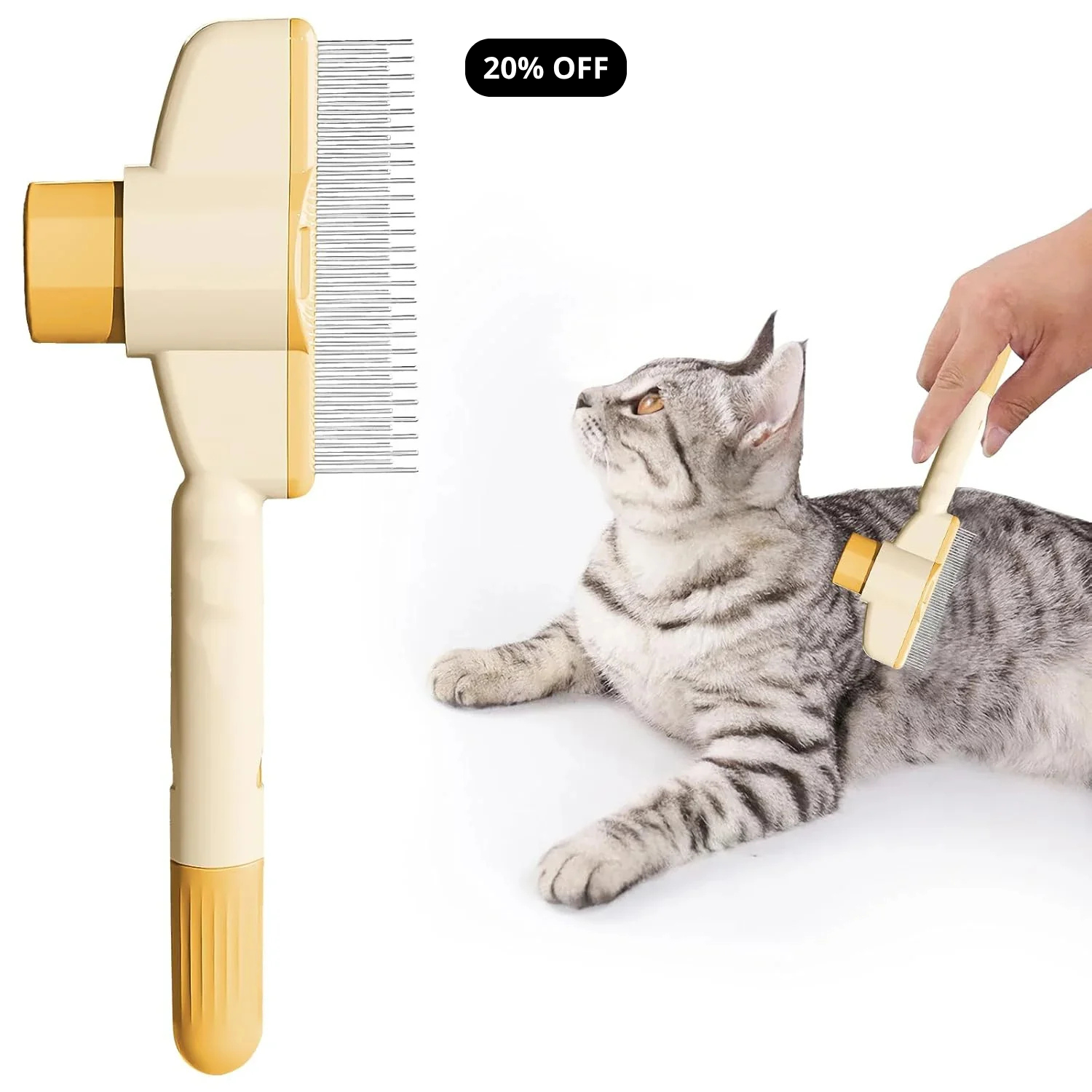 Nelvadi Pet Hair & Flea Comb