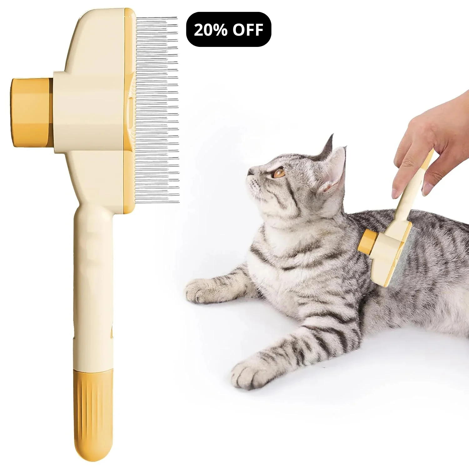 Nelvadi Pet Hair & Flea Comb