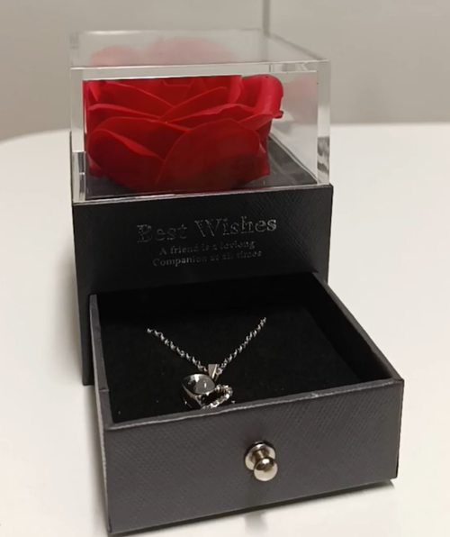Eternal Rose & Necklace